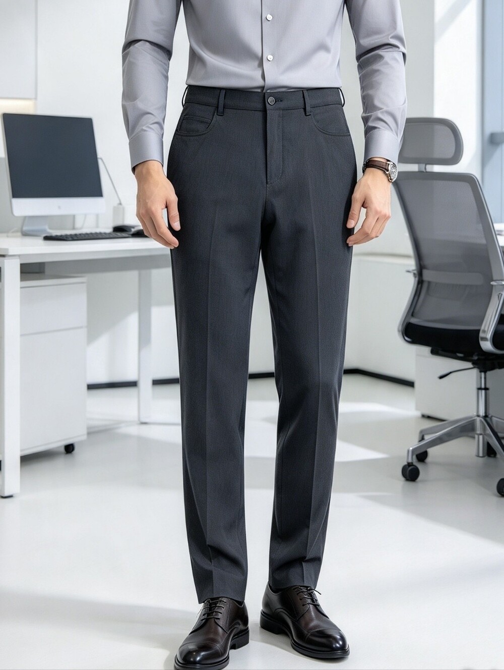 Daniel Hechter DH-XTech Stretch Straight Leg Dress Pants 36W 30L NWT